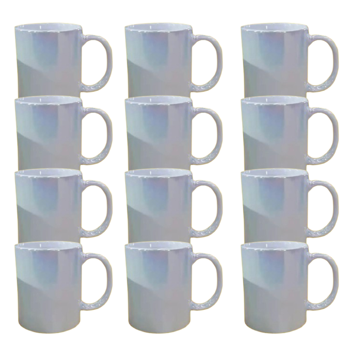 11oz Pearl Iridescent Sublimation Mug – Blank Custom Ceramic + Individual Gift Box