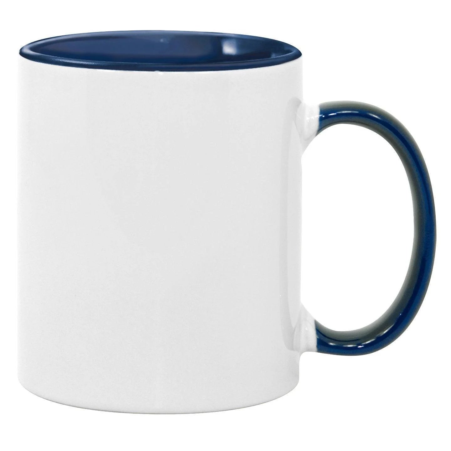 36Pack 11oz Sublimation Mug Set - Colored Inner Rim & Handle (No Gift Box)