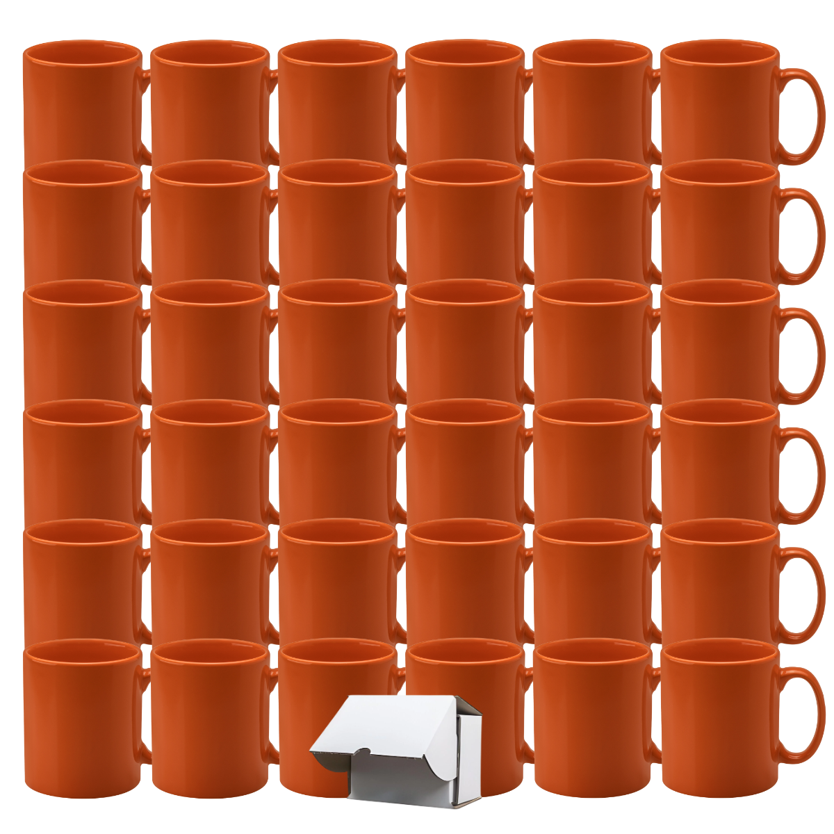11oz Orange Cambridge Mug