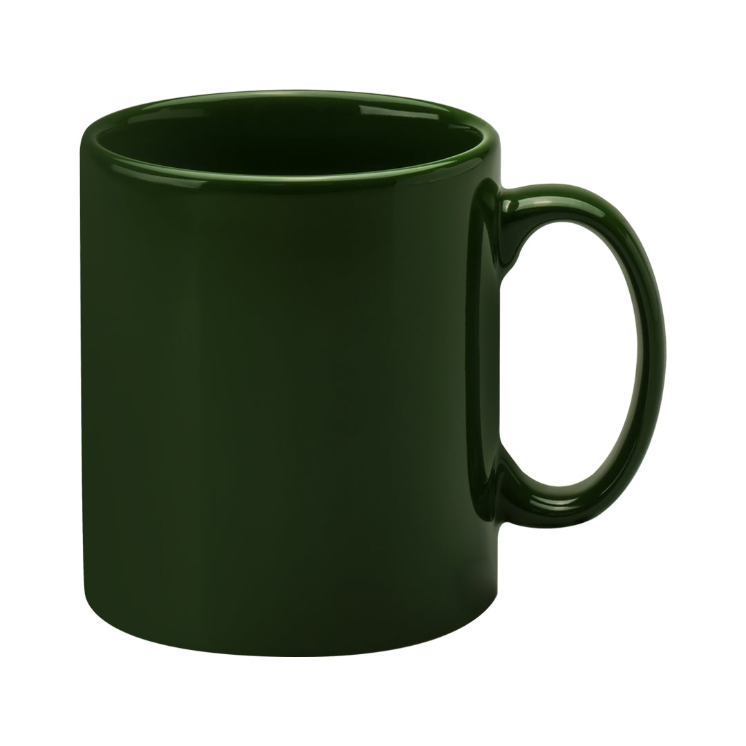 Green Full Coloured Plain Mug – 36pcs/Carton (No Gift Boxes)