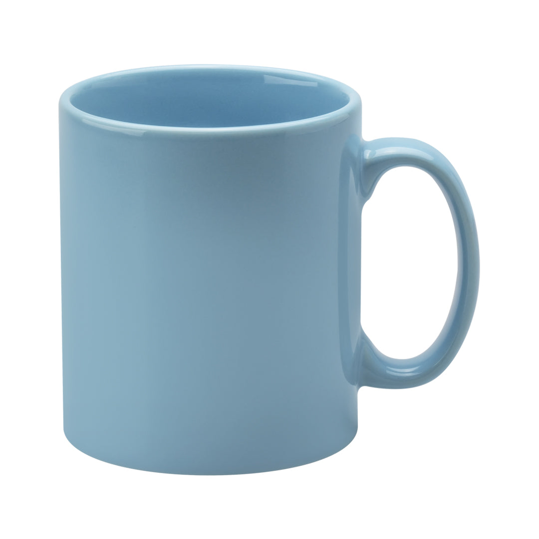 Light Blue Full Coloured Plain Mug – 36pcs/Carton (No Gift Boxes)