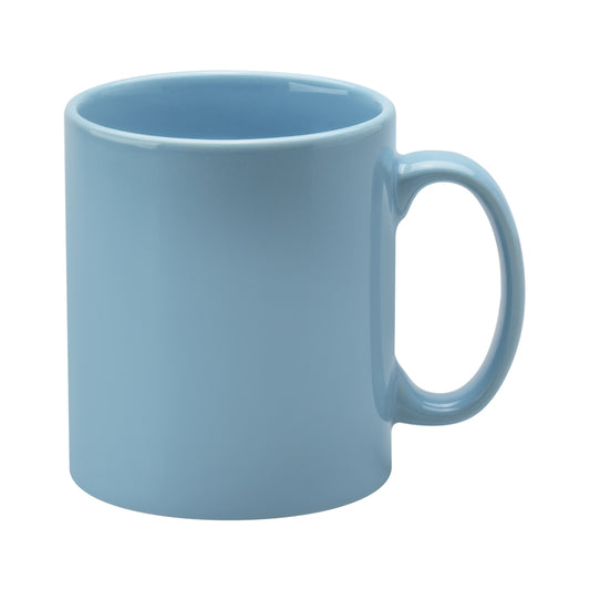 Light Blue Full Coloured Plain Mug – 36pcs/Carton (No Gift Boxes)