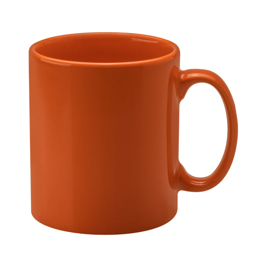 Orange Full Coloured Plain Mug – 36pcs/Carton (No Gift Boxes)