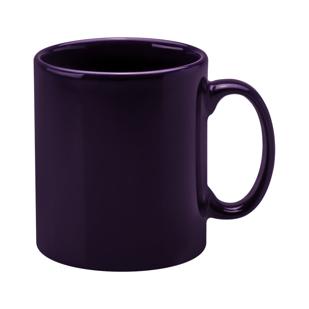Purple Full Coloured Plain Mug – 36pcs/Carton (No Gift Boxes)