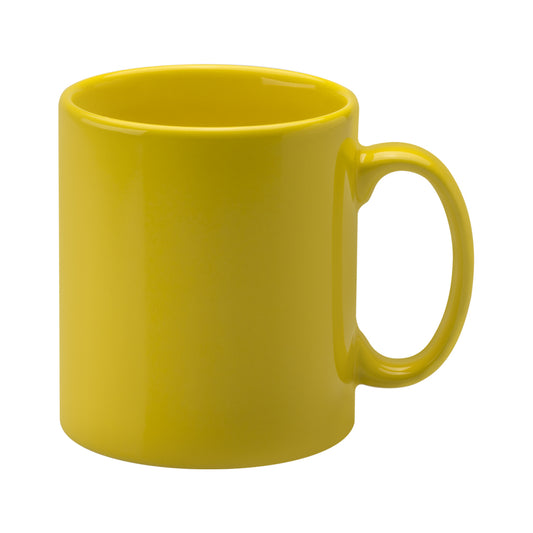 Yellow Full Coloured Plain Mug – 36pcs/Carton (No Gift Boxes)