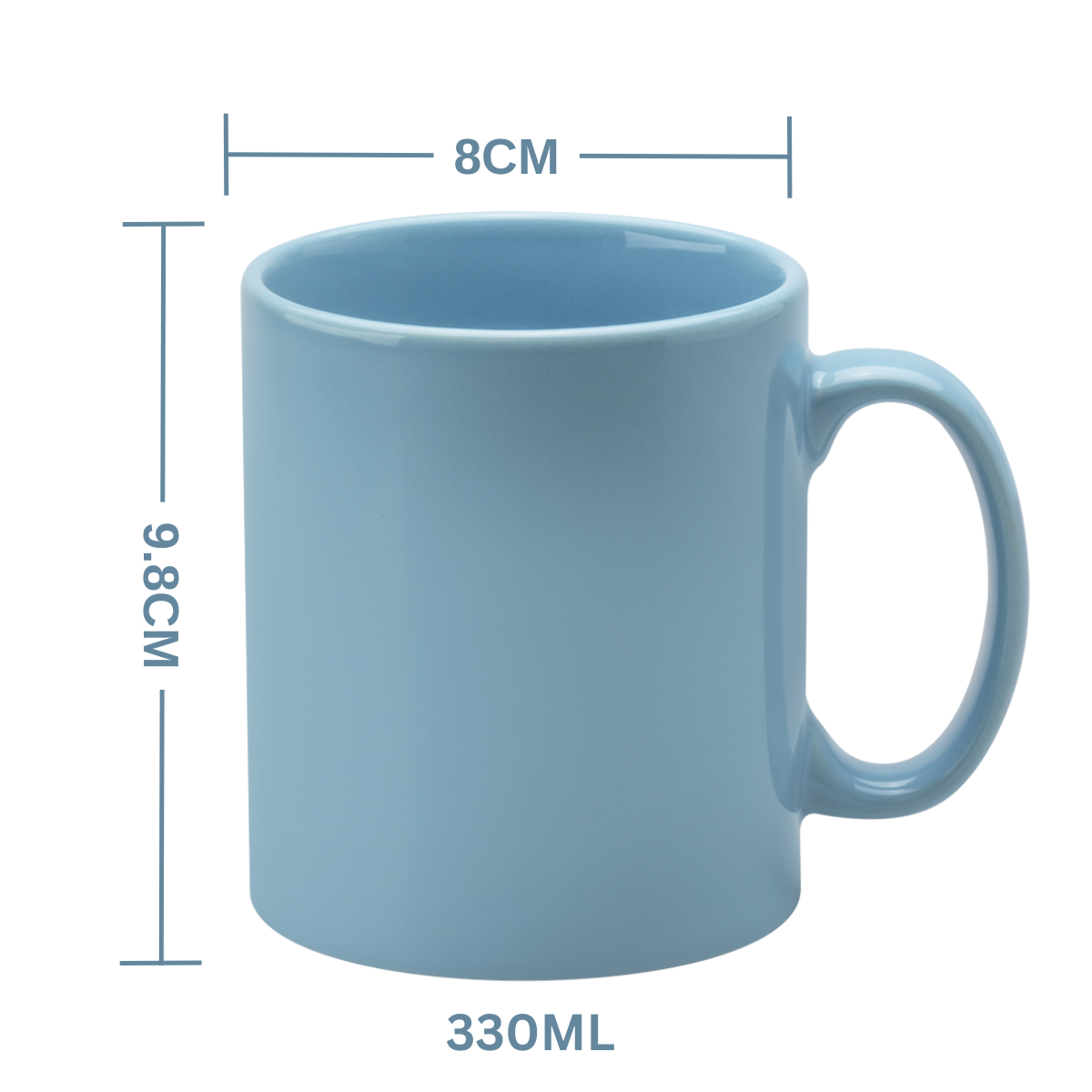 11oz Light Blue Cambridge Mug