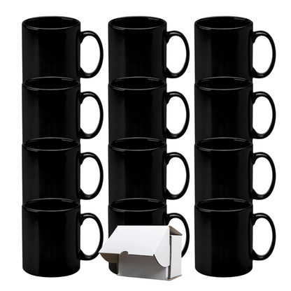 11oz Black Cambridge Mug