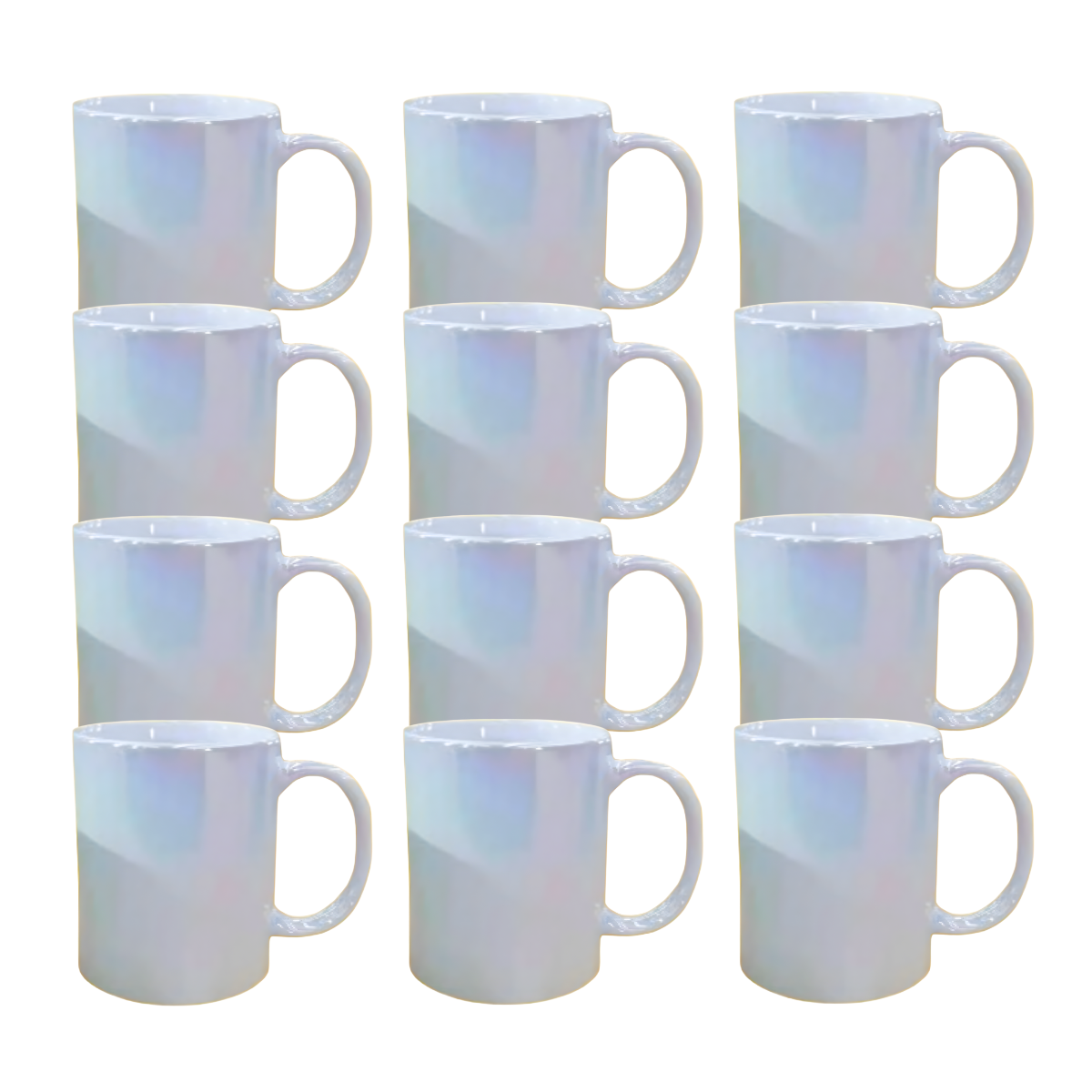 11oz Pearl Iridescent Sublimation Mug