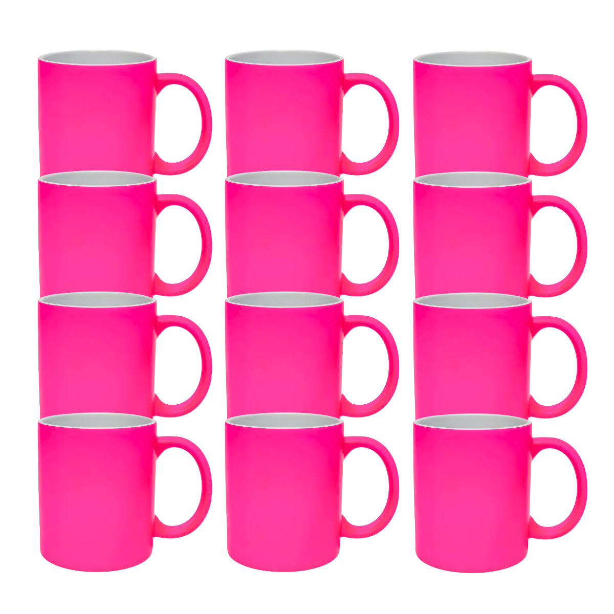 11oz Neon Pink Sublimation Mug