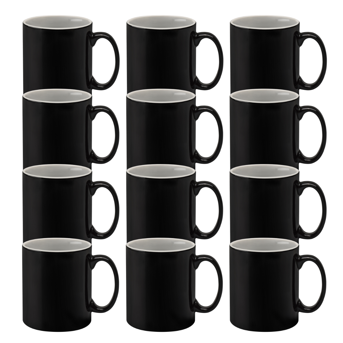 11oz Black Duo Cambridge Mug