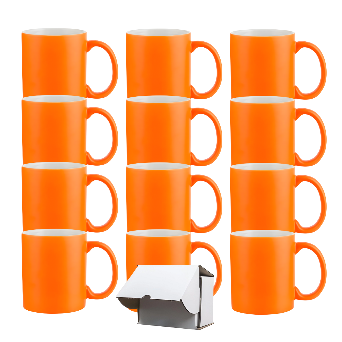 11oz Neon Orange Sublimation Mug