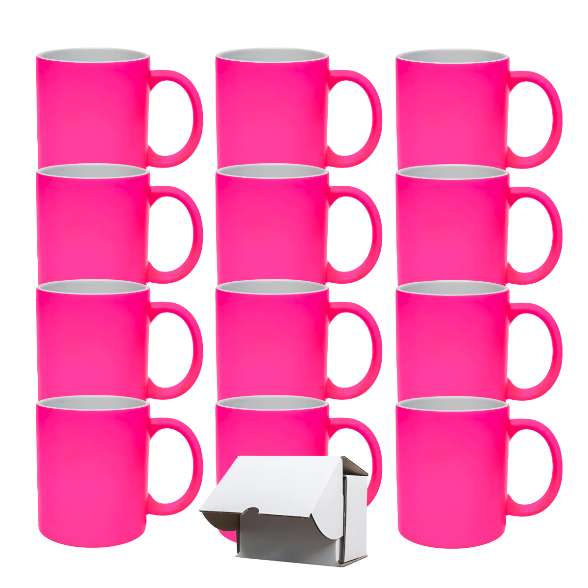 11oz Neon Pink Sublimation Mug