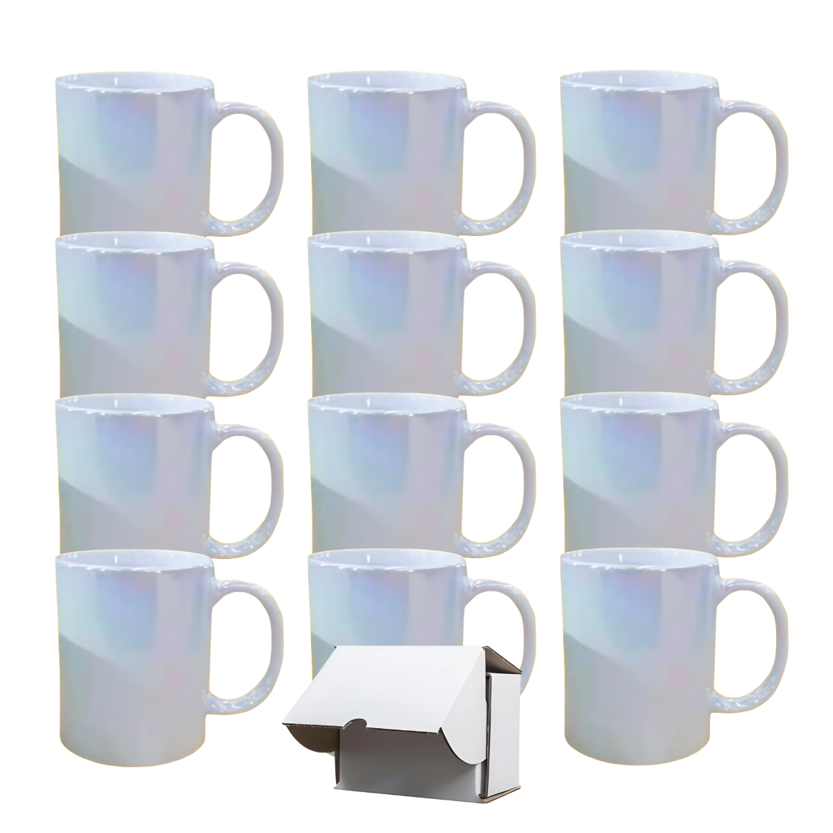 11oz Pearl Iridescent Sublimation Mug