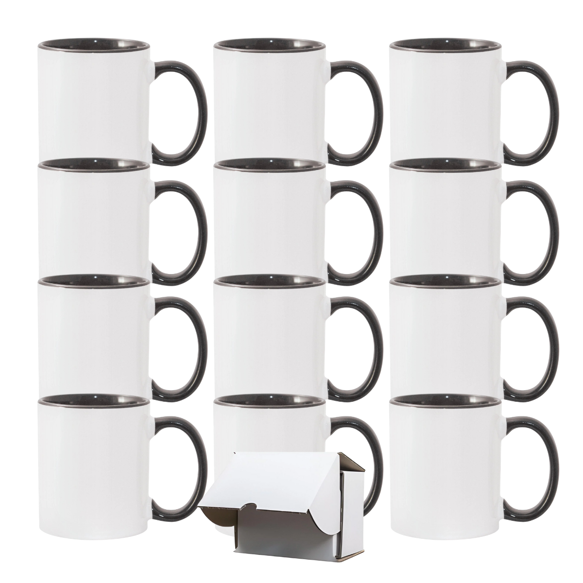 11oz Black Inner & Handle Sublimation Mug