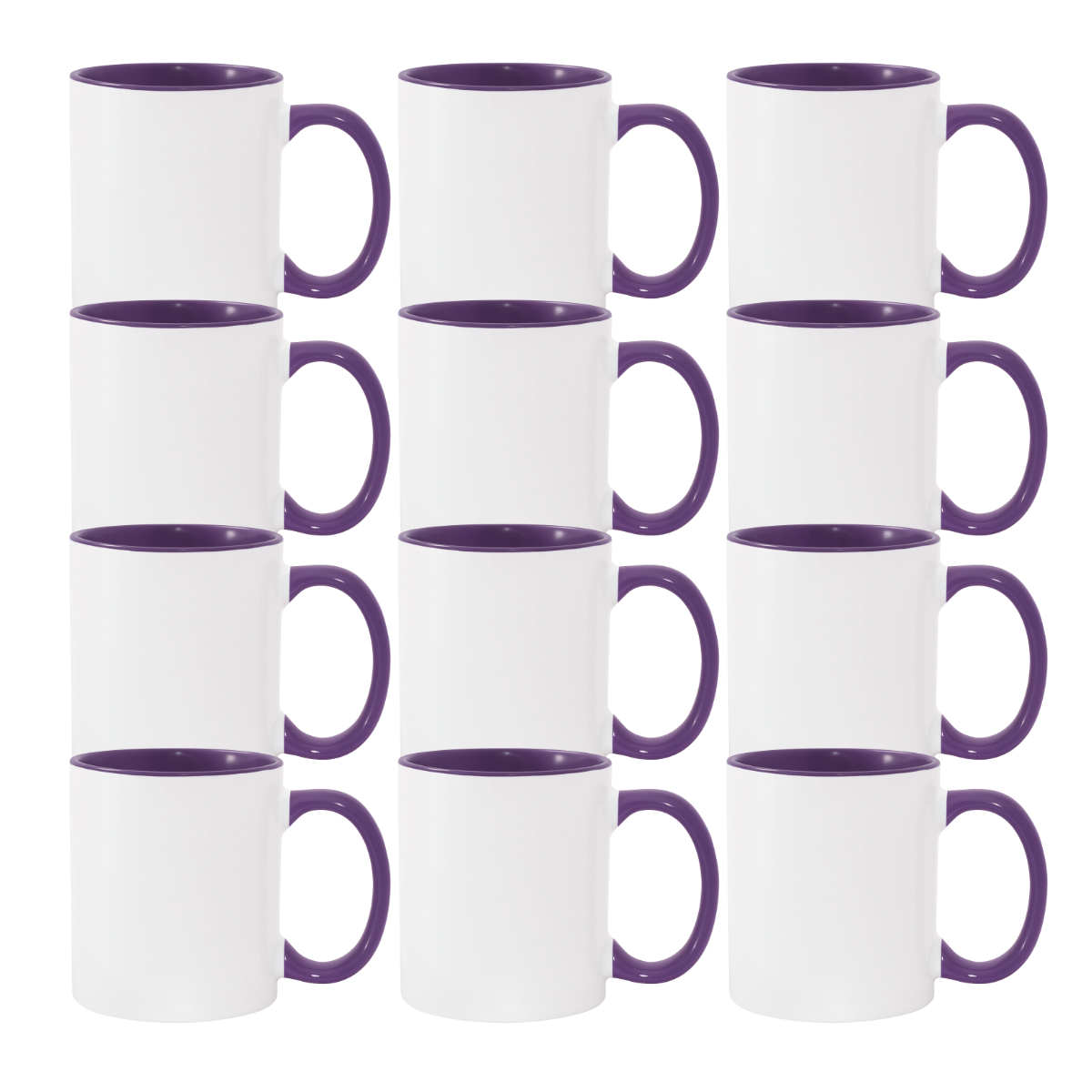 11oz Sublimation Mug – Coloured Inner & Handle