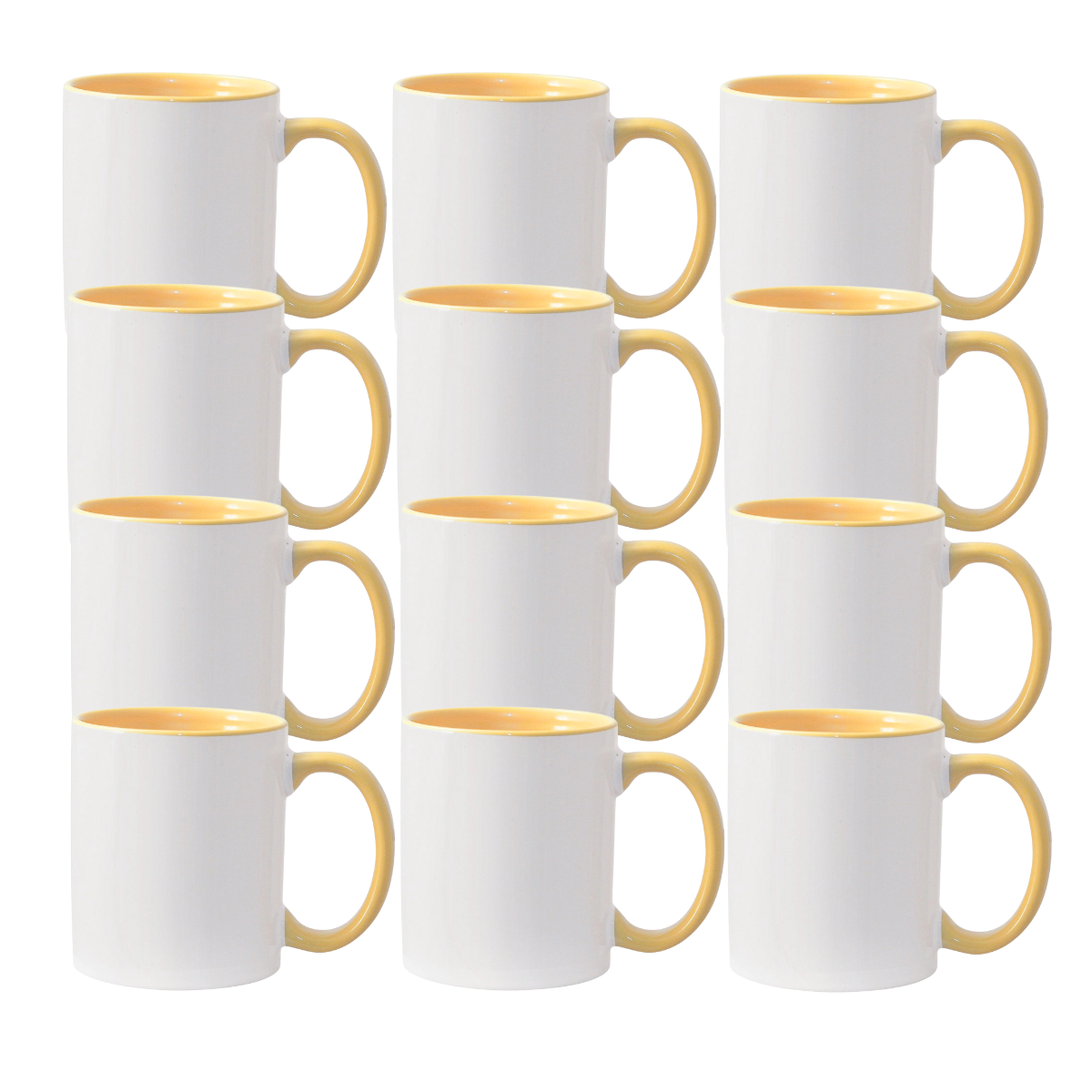 11oz Sublimation Mug – Coloured Inner & Handle