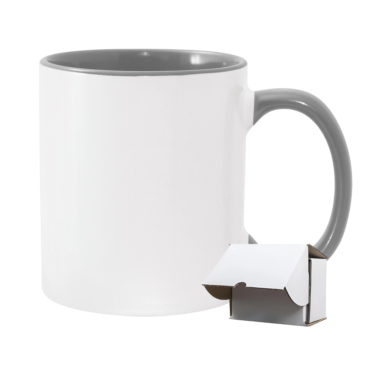 11oz Grey Inner & Handle Sublimation Mug