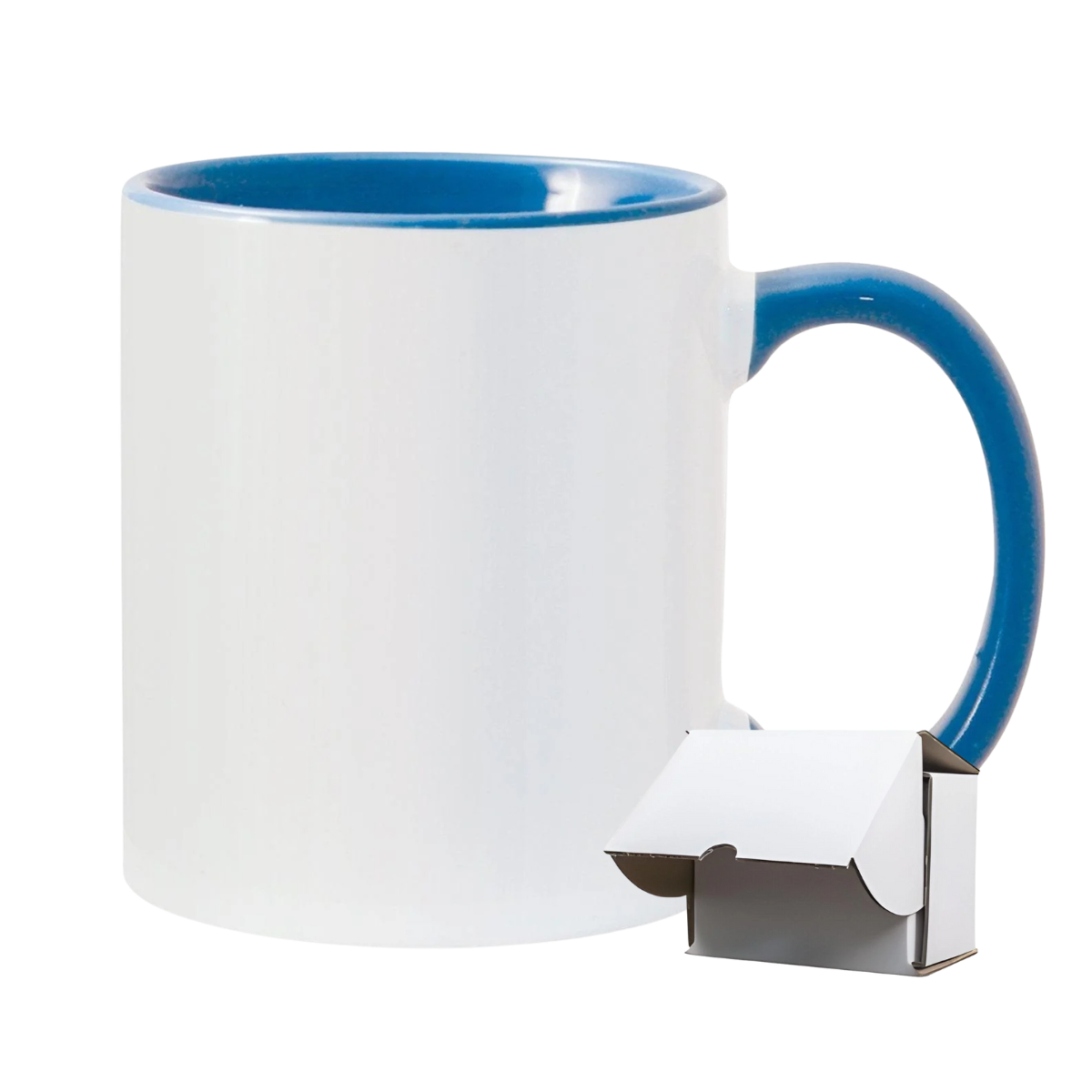 11oz Cambridge Blue Inner & Handle Sublimation Mug
