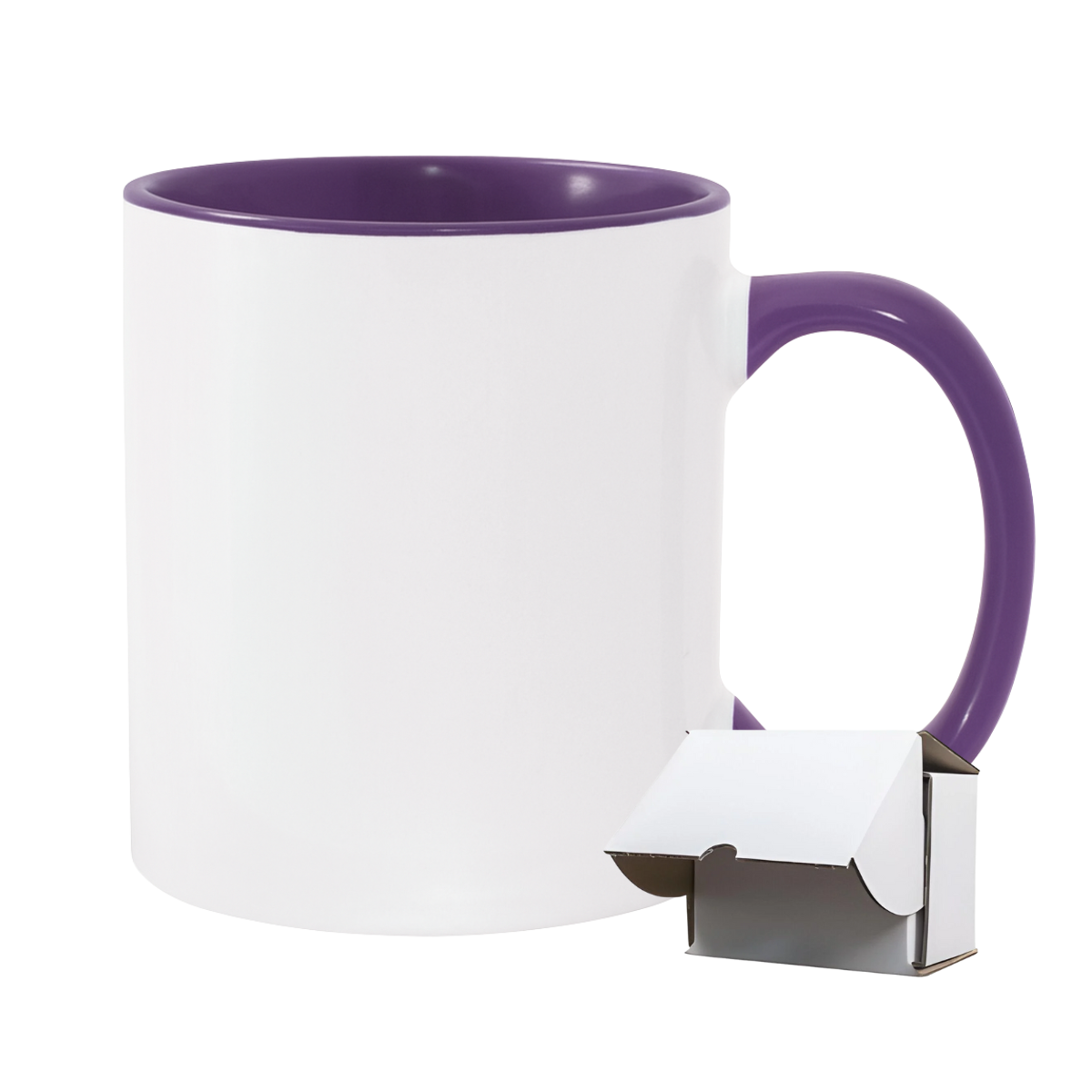 11oz Purple Inner & Handle Sublimation Mug
