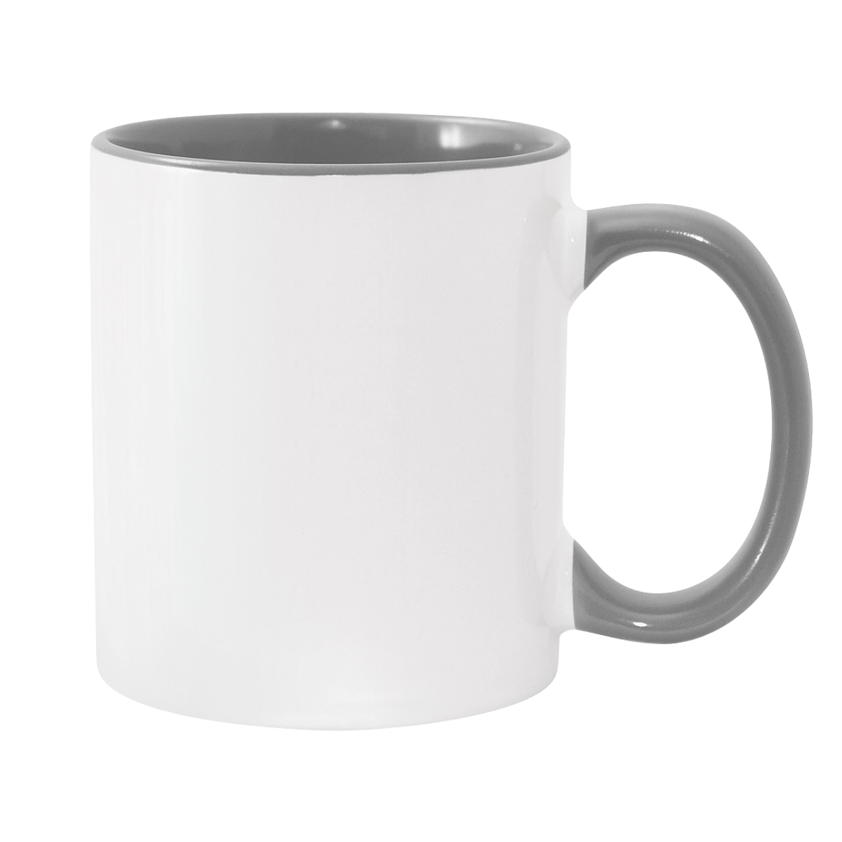 11oz Grey Inner & Handle Sublimation Mug