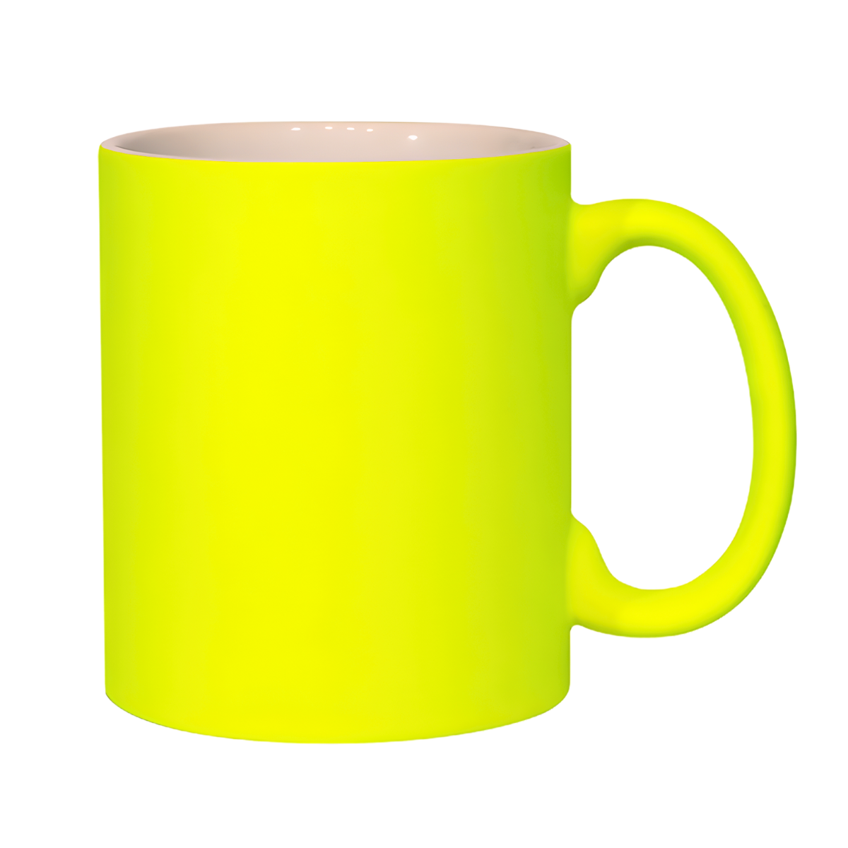 11oz Neon Yellow Sublimation Mug