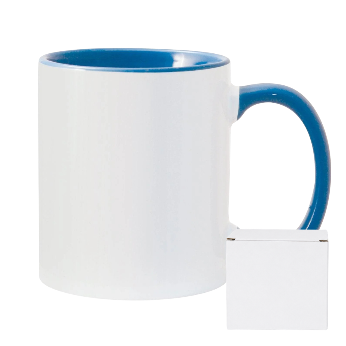 11oz Cambridge Blue Inner & Handle Sublimation Mug