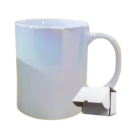 11oz Pearl Iridescent Sublimation Mug