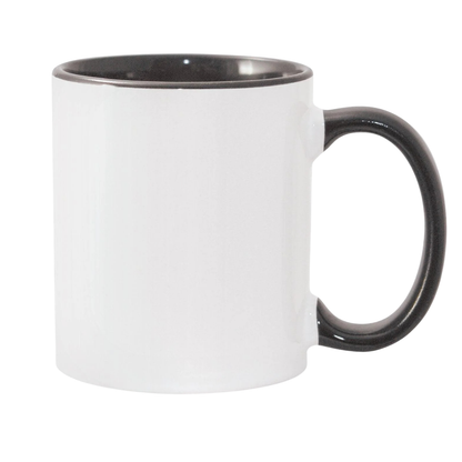 11oz Black Inner & Handle Sublimation Mug