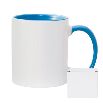 11oz Sublimation Mug – Coloured Inner & Handle