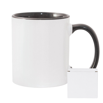 11oz Sublimation Mug – Coloured Inner & Handle