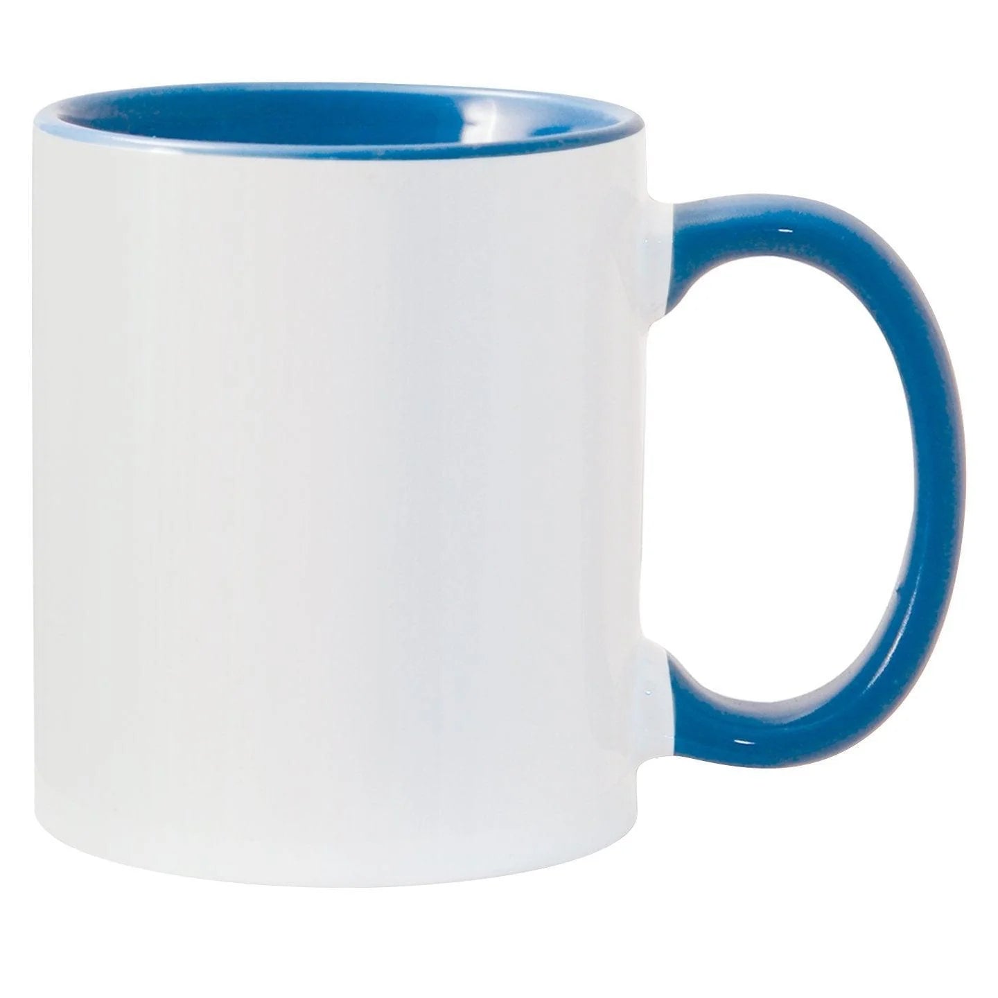 Cambridge Blue Inner & Handle Custom Sublimation Mug