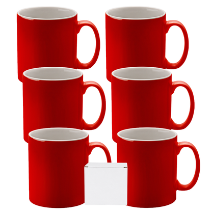 11oz Red Duo Cambridge Mug
