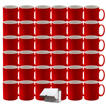 11oz Red Duo Cambridge Mug