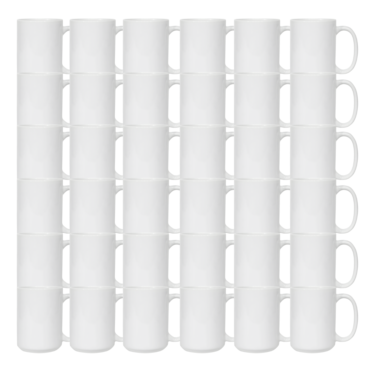 15oz White Custom Ceramic Sublimation Mug + Individual Gift Box