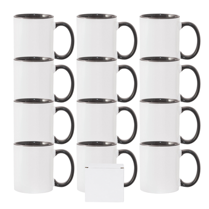 11oz Sublimation Mug – Coloured Inner & Handle