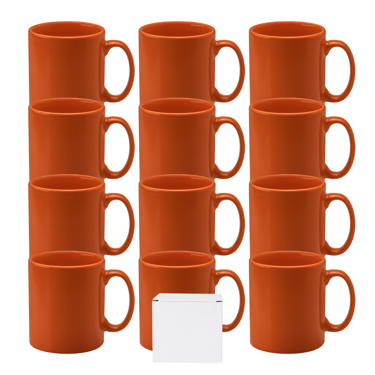 11oz Orange Cambridge Mug