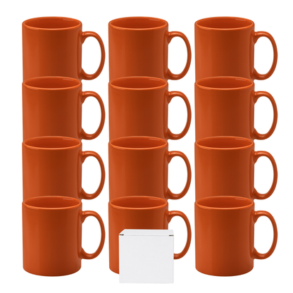 11oz Orange Cambridge Mug