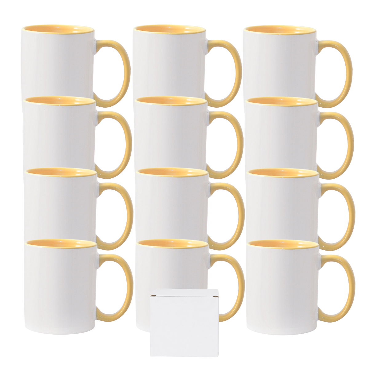 11oz Sublimation Mug – Coloured Inner & Handle