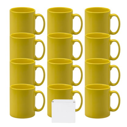 11oz Yellow Cambridge Mug