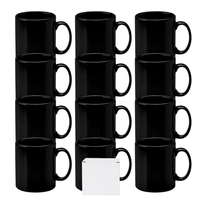 11oz Black Cambridge Mug