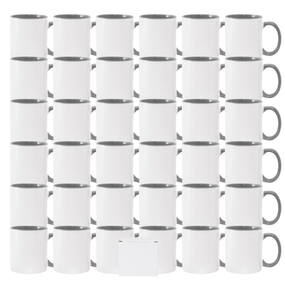 11oz Sublimation Mug – Coloured Inner & Handle