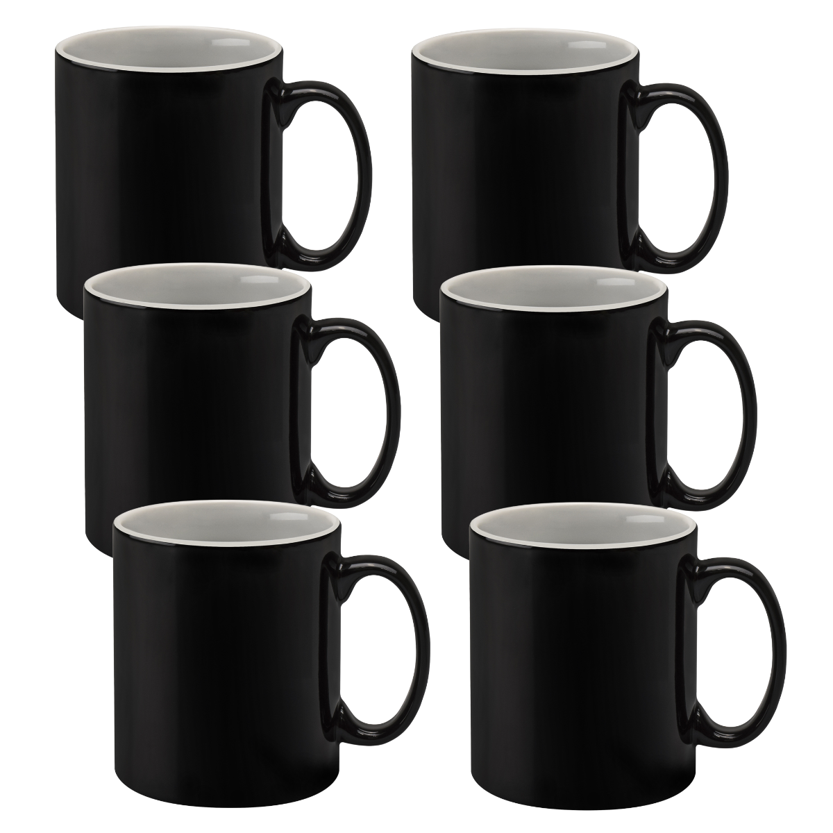 11oz Black Duo Cambridge Mug