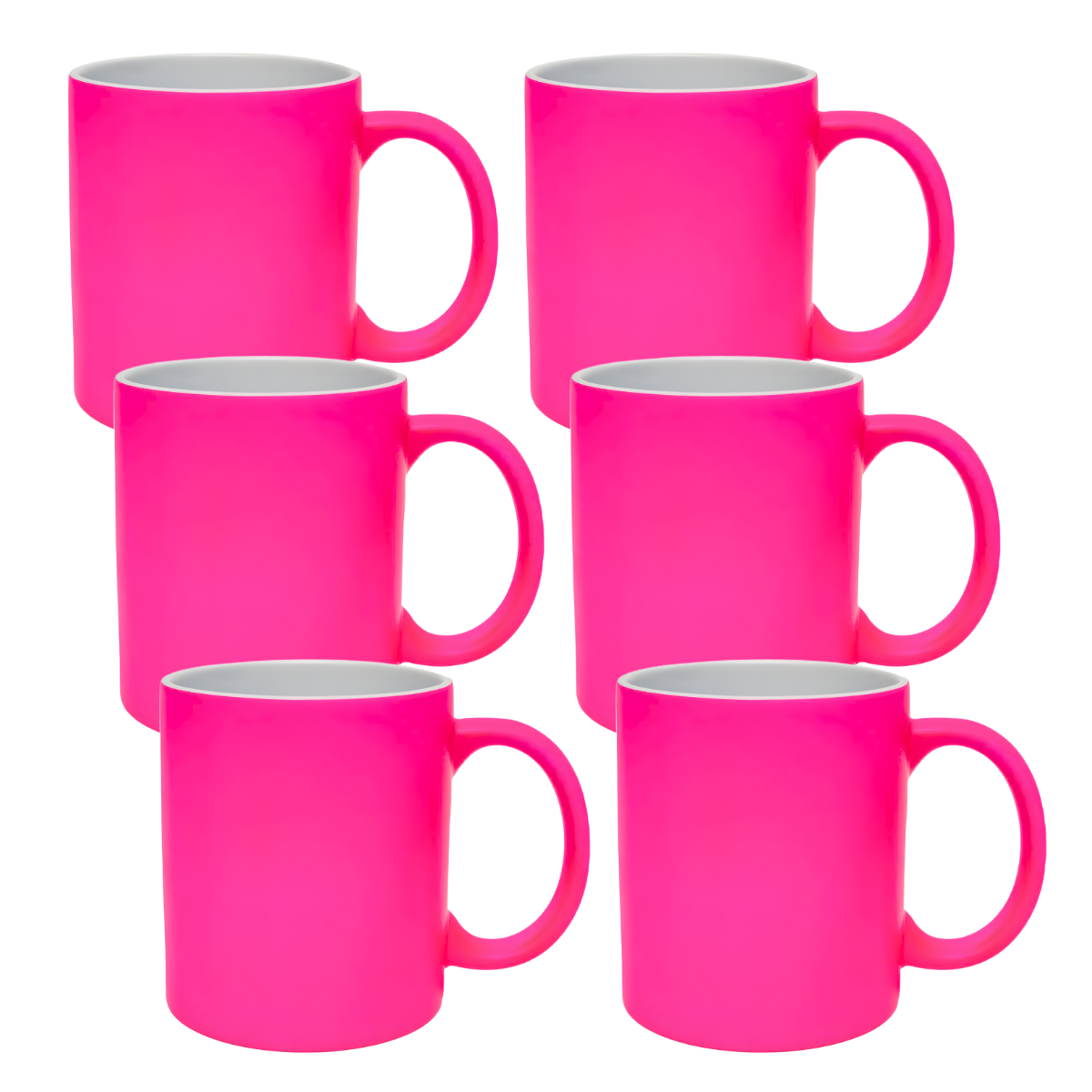 11oz Neon Pink Sublimation Mug