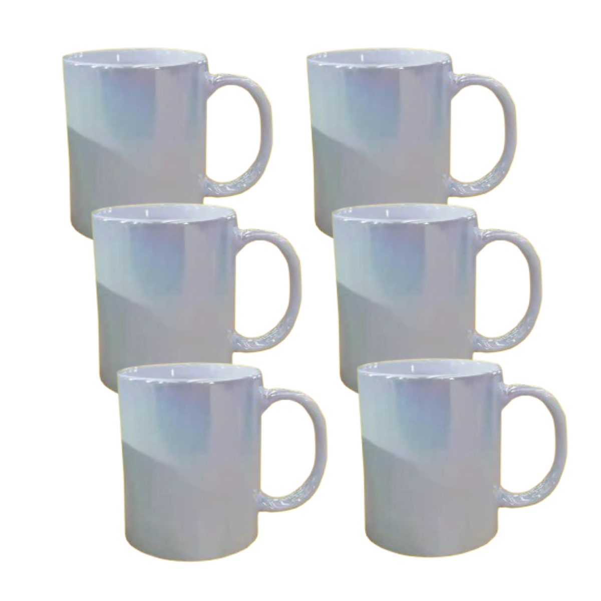 11oz Pearl Iridescent Sublimation Mug – Blank Custom Ceramic + Individual Gift Box