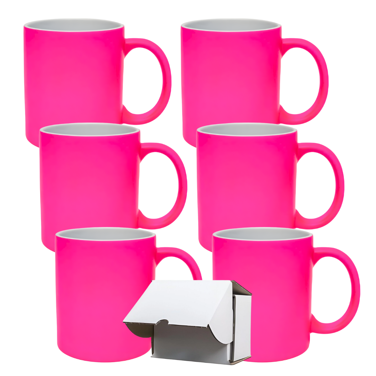 11oz Neon Pink Sublimation Mug