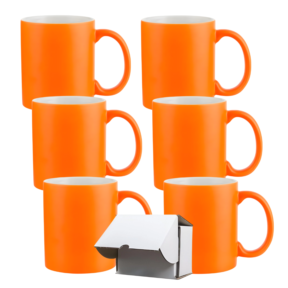 11oz Neon Orange Sublimation Mug
