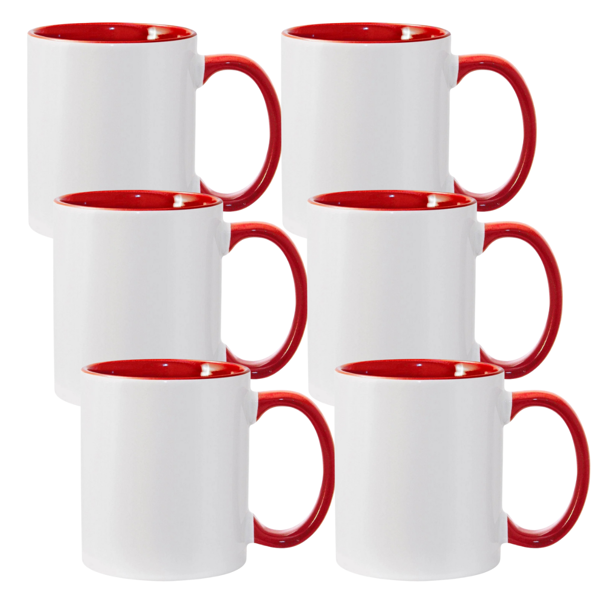 11oz Sublimation Mug – Coloured Inner & Handle