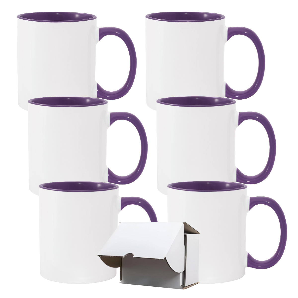 11oz Sublimation Mug – Coloured Inner & Handle