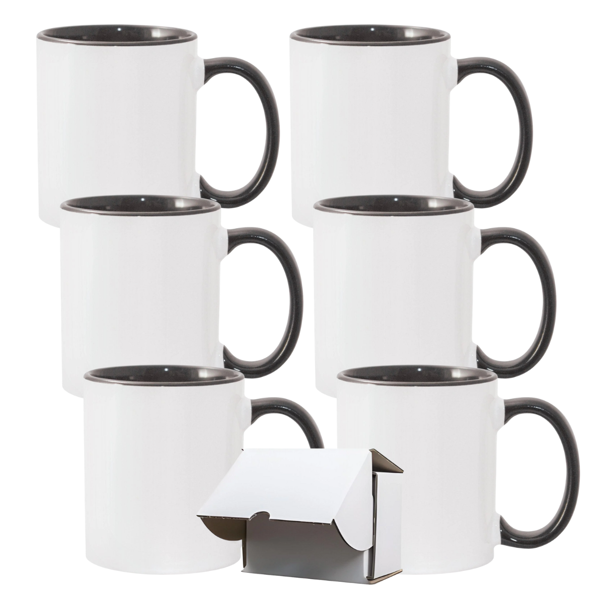 11oz Black Inner & Handle Sublimation Mug