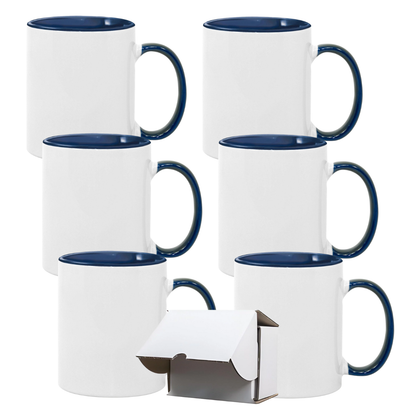 11oz Sublimation Mug – Coloured Inner & Handle